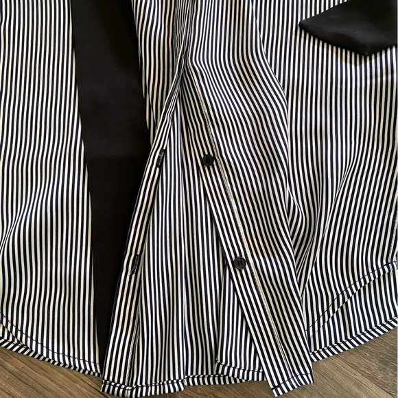 Tristan sleeveless top, XS, black&white, office clothes - Picture 4 of 6